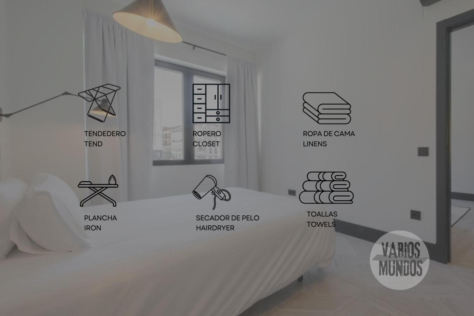 Bright Apt Para 4Pax En Gran Via-Plaza De Carmen E2 Madryt Zewnętrze zdjęcie